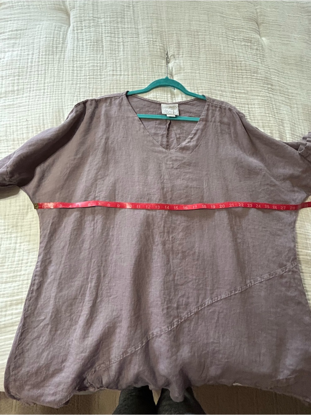 La. Fixsun Boho Lagenlook Linen Tunic - L - Picture 5 of 6